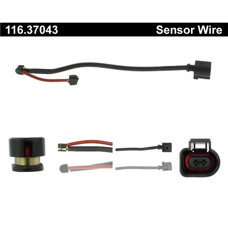 Centric Parts Brake Pad Sensor Wires, 116.37043 116.37043